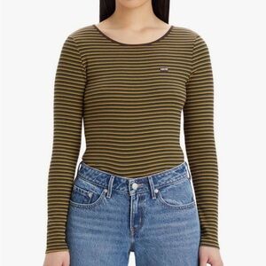 Levi’s Striped Long Sleeve Shirt